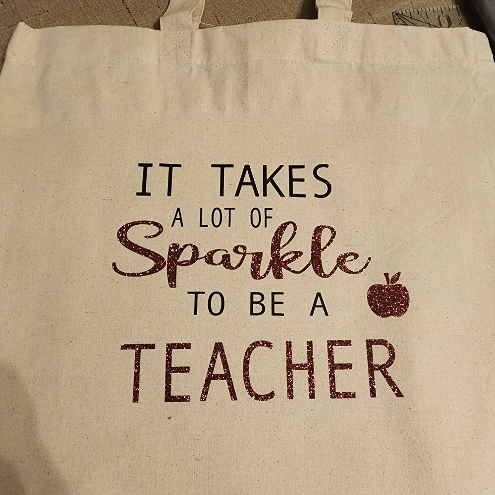 Custom made canvas tote bag